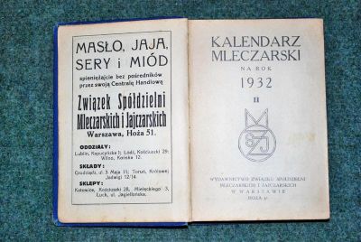 Wydawnictwo książkowe Związku Sp&oacute;łdzielni Mleczarskich i Jajczarskich