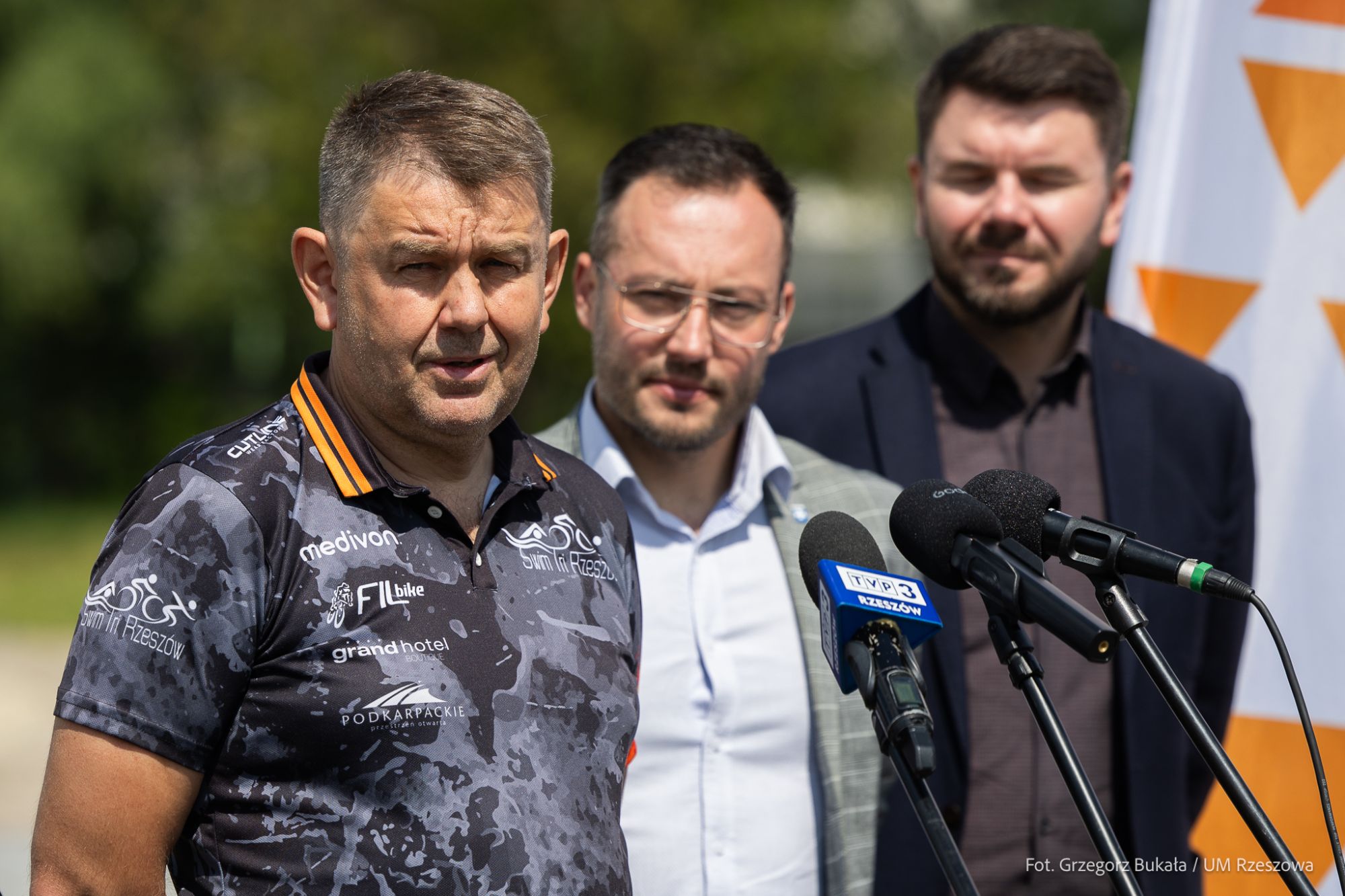 konferencja prasowa Triathlon Rzesz&oacute;w 2026 r., fot. Grzegorz Bukała, Urząd Miasta Rzeszowa
