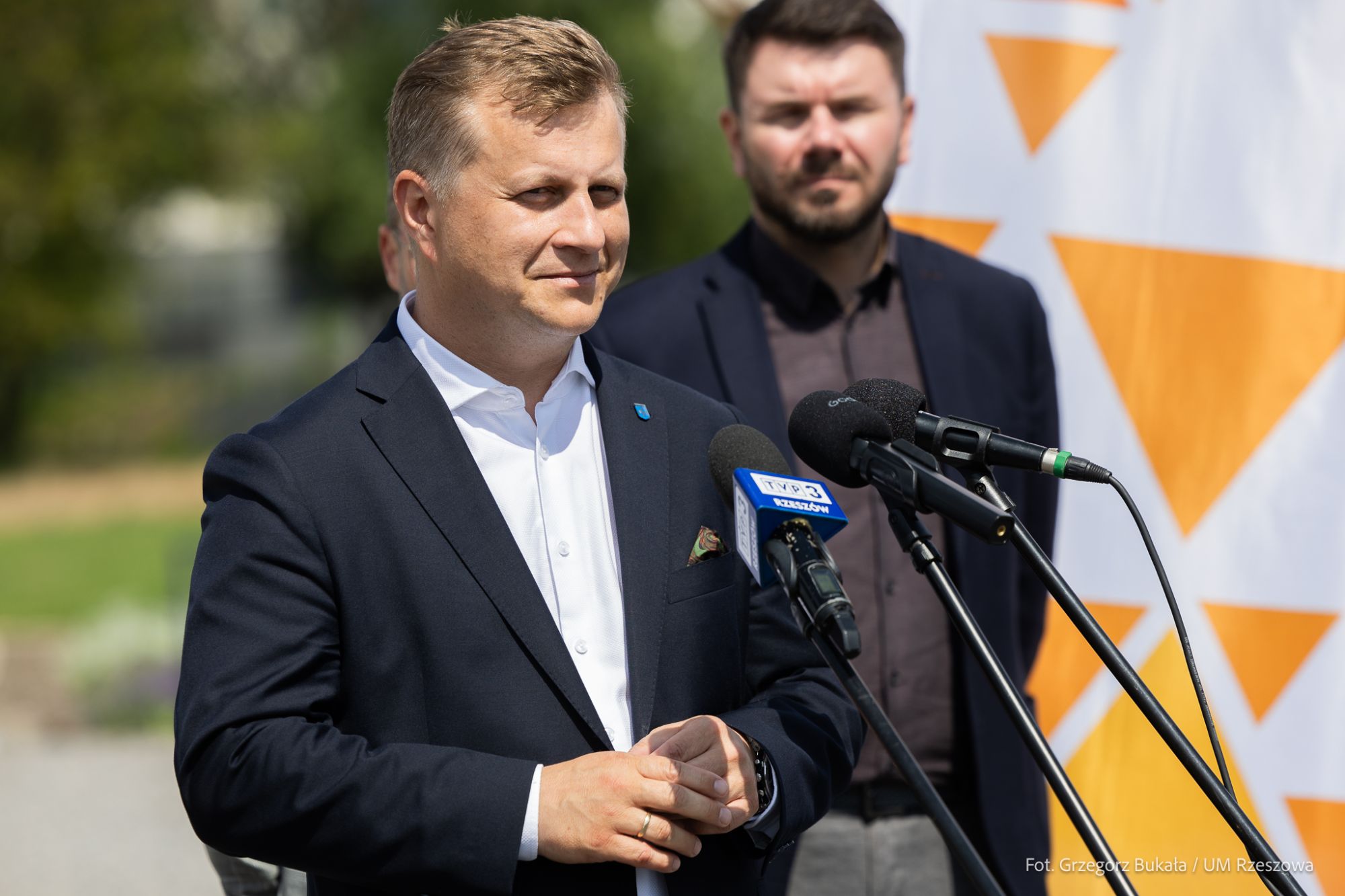 konferencja prasowa Triathlon Rzesz&oacute;w 2026 r., fot. Grzegorz Bukała, Urząd Miasta Rzeszowa