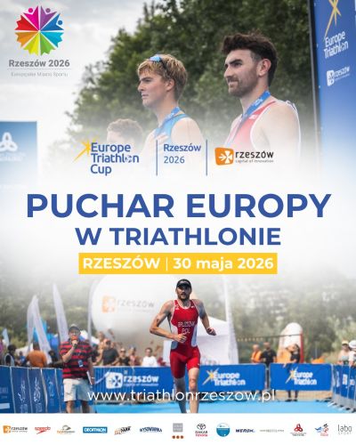 plakat promujący Triathlon Rzesz&oacute;w 2026