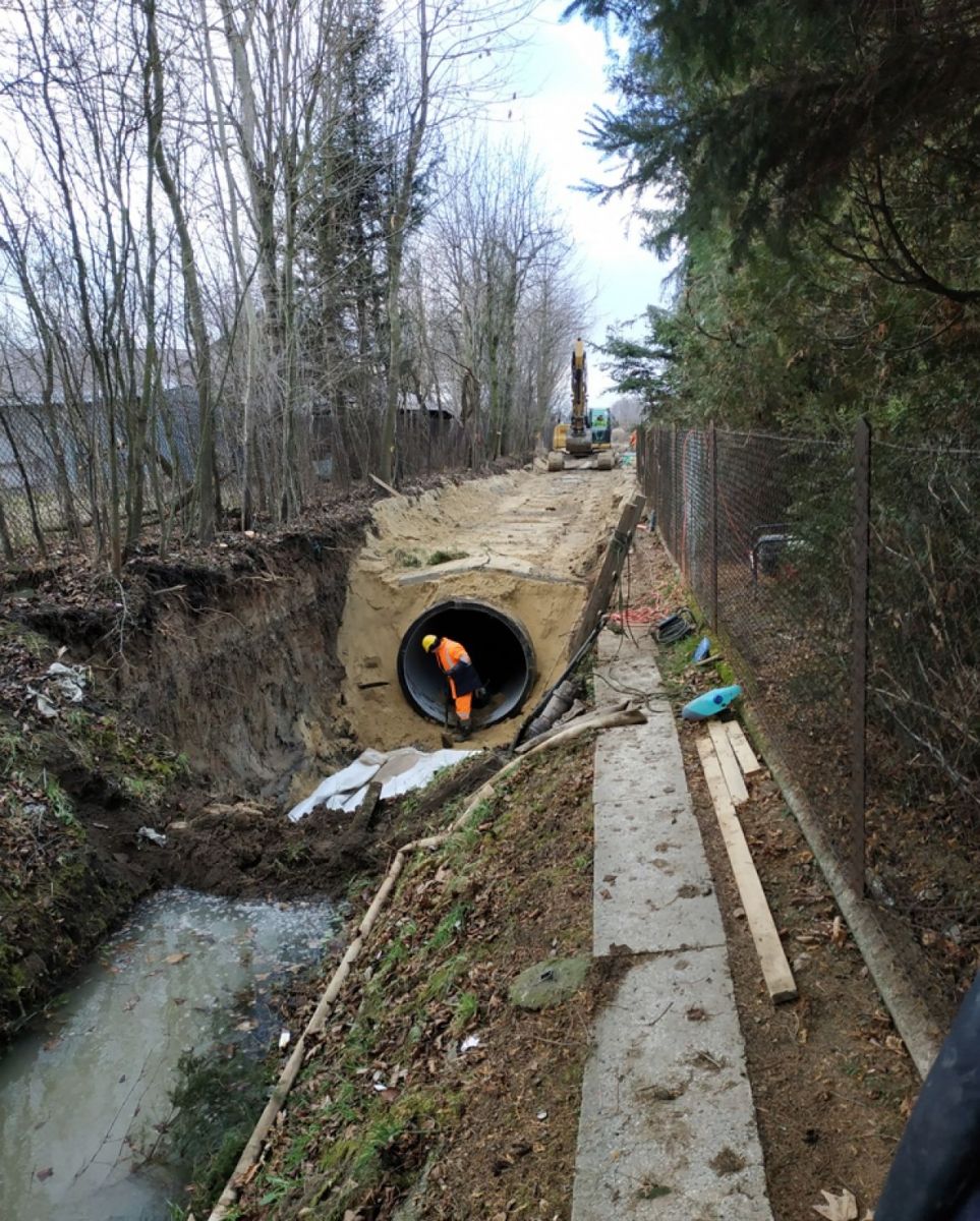 Budowa kanalizacji na Budziwoju